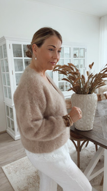 MARLA KID MOHAIRNEULETAKKI BEIGE