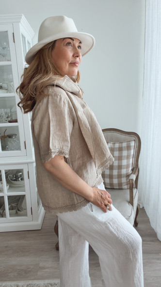 AMBRE LINEN SHIRT CASHMERE