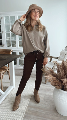 BUTTON JOGGERIT RUSKEA