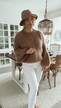 PENELOPE KID MOHAIR KNIT CAMEL