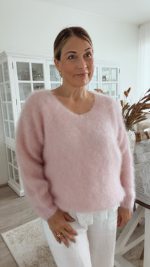 LOVELY KID MOHAIR KNIT LIGHT ROSE