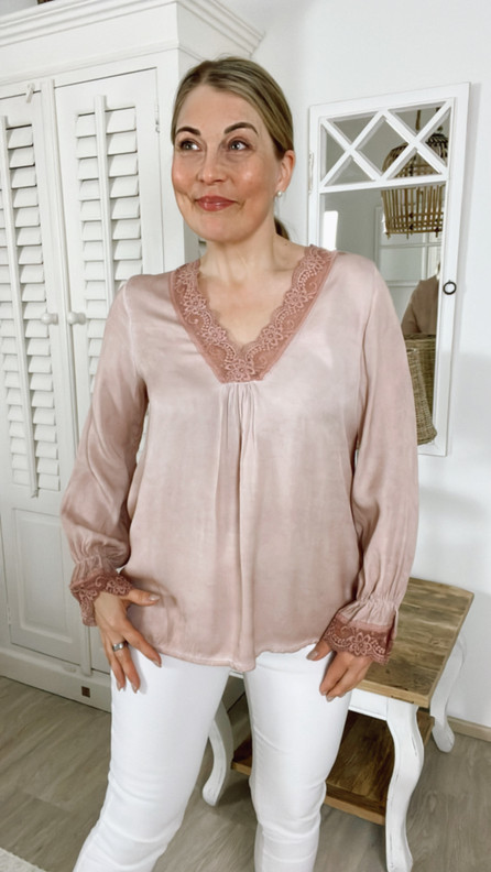 AMY SATIINIPUSERO VANHA ROOSA