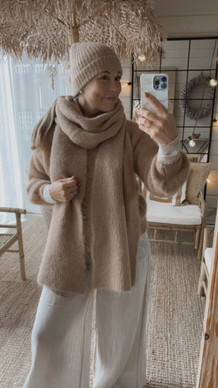 LEANNA ALPACA BEANIE CAMEL