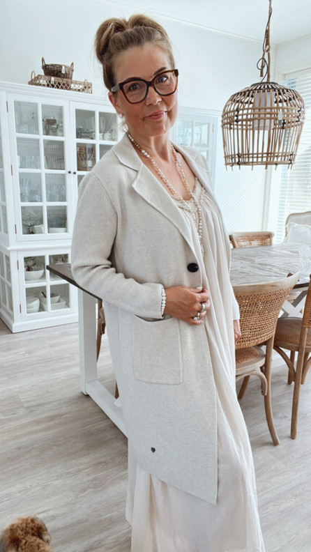 ZELDA NEULETAKKI BEIGE