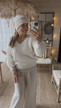 BONITA MOHAIR BEANIE OFF WHITE