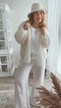 DANIELLA MOHAIR KNITTED JACKET OFF WHITE