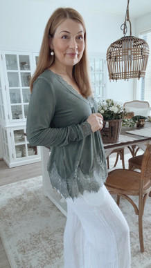 VIVIENNE DRESS BLOUSE KHAKI