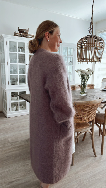 SCARLETT MOHAIRNEULETAKKI TAUPE