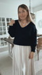 CLARA MOHAIR KNIT BLACK