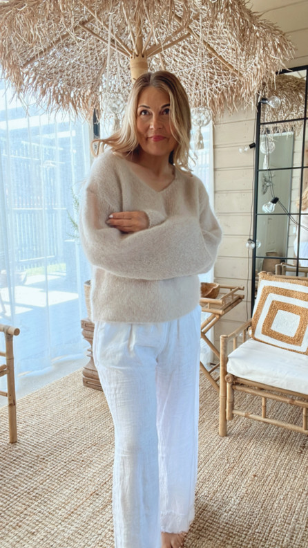 SAMANTHA MOHAIRNEULE VAALEA BEIGE