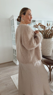 SYLVIE KID MOHAIRNEULETAKKI BEIGE