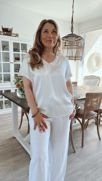 DONNALEE SATIINITEEPPARI VAALEA BEIGE