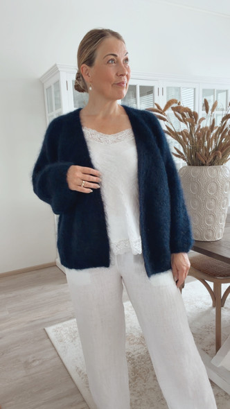 SYLVIE KID MOHAIRNEULETAKKI NAVY