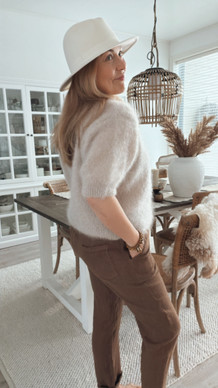 FLORENCIA MOHAIRNEULETAKKI VAALEA BEIGE