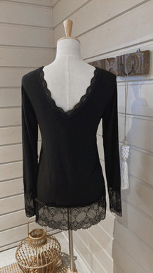 CLARISSA DRESS BLOUSE BLACK