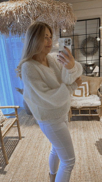 TILDA MOHAIRNEULE LUONNONVALKOINEN