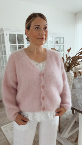 MARLA KID MOHAIRNEULETAKKI VAALEA ROOSA