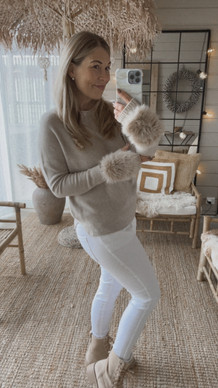 TRSITA KNIT BEIGE