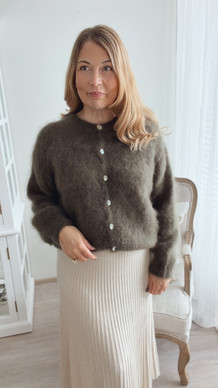JOSEFIN KID MOHAIR KNIT KHAKI