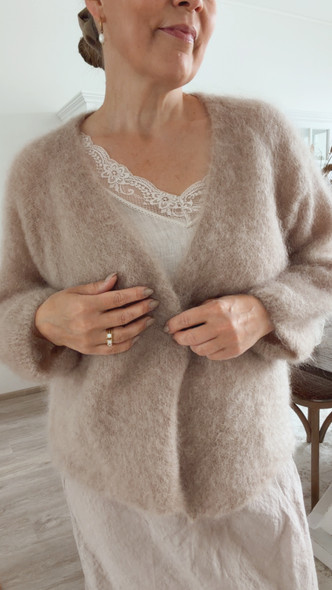 SYLVIE KID MOHAIRNEULETAKKI BEIGE