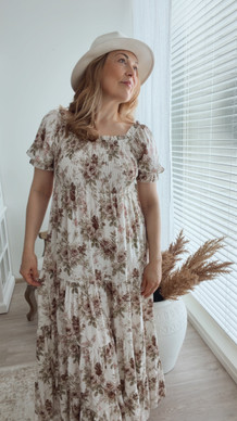 ROSE VISKOOSIMEKKO TAUPE