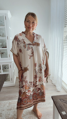 CAMILA SILKKI-VISKOOSIMEKKO BEIGE