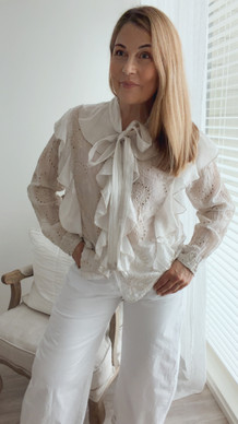 FRANCE VISCOSE BLOUSE BEIGE