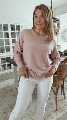 HALETTE VISKOOSINEULE VENEPÄÄNTIELLÄ VANHA ROOSA