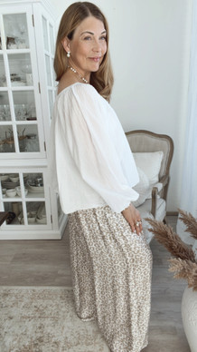 AURORA COTTON BLOUSE WHITE