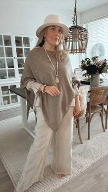LUANA VILLAPONCHO TAUPE