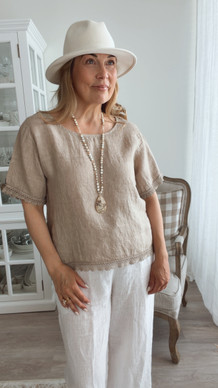 AMBRE LINEN SHIRT CASHMERE