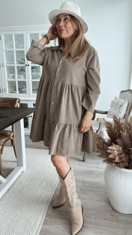 INES VAKOSAMETTIMEKKO TAUPE