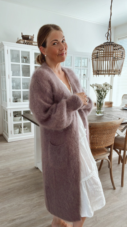 SCARLETT MOHAIRNEULETAKKI TAUPE