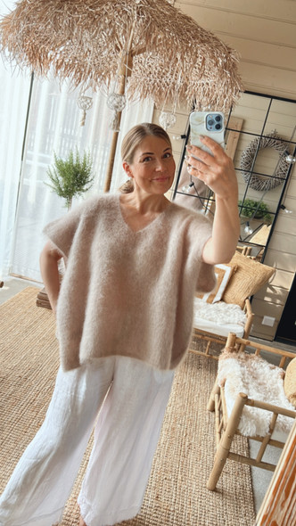 CHARLOTTA MOHAIRNEULE BEIGE