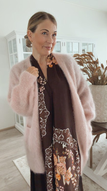FRIDA KID MOHAIRNEULETAKKI VAALEA ROOSA