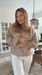 ELLINOR KID MOHAIR KNIT BEIGE