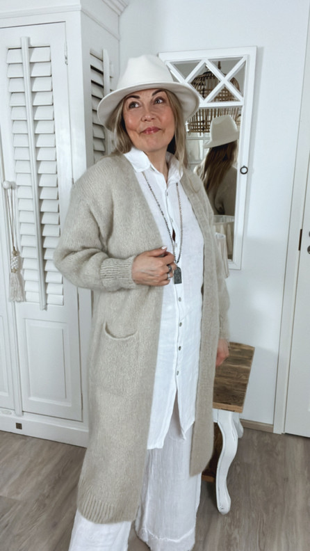 OFELIA NEULETAKKI BEIGE