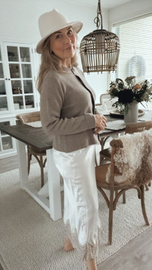 BENEDITA VILLANEULETAKKI TAUPE