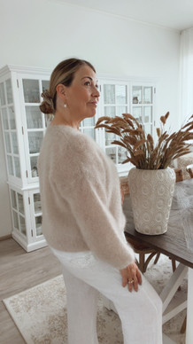 MARLA KID MOHAIRNEULETAKKI VAALEA BEIGE