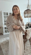 MAELYNN KID MOHAIR CARDIGAN BEIGE
