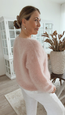 LOVELY KID MOHAIR KNIT OLD ROSE