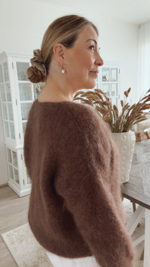 LOVELY KID MOHAIR KNIT BROWN