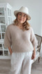 CARIN KID MOHAIR KNIT LIGHT BEIGE