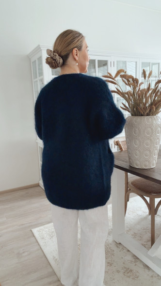 FRIDA KID MOHAIRNEULETAKKI NAVY
