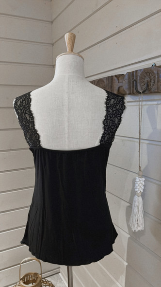 ROZALIA TOP BLACK