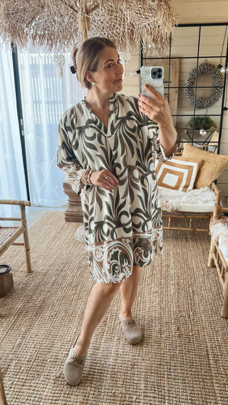 MARIETTA VISKOOSIMEKKO KHAKI