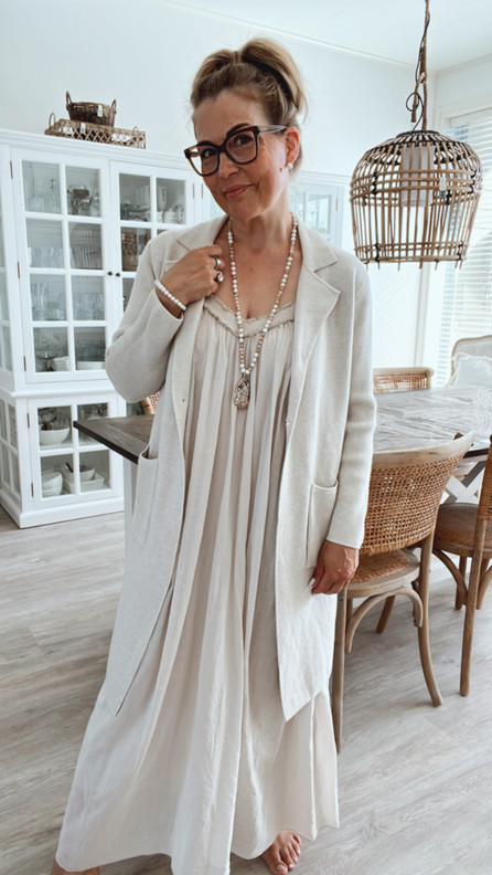 ZELDA NEULETAKKI BEIGE