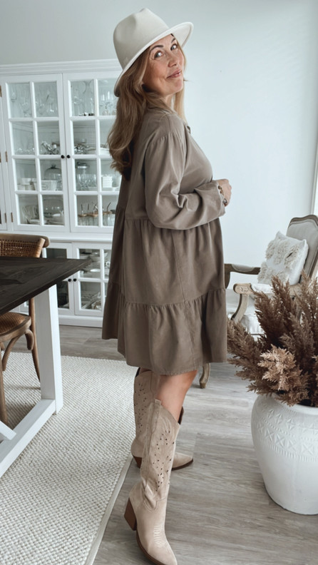 INES VAKOSAMETTIMEKKO TAUPE