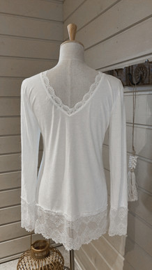 CLARISSA DRESS BLOUSE WHITE