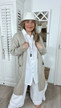 OFELIA MOHAIR CARDIGAN BEIGE